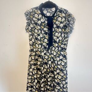 Floral Navy Kids Dress